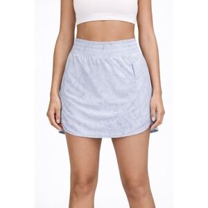 Lululemon Hotty Hot High-Rise Skirt Long Women's 6 Pastel Blue Gravel Dust Skort